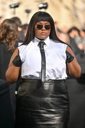 PFW Givenchy Outside Arrivals Yseult arriving at Givenchy show during Paris Fashion Week in Paris, France on March 7, 2025. Photo by Julien Reynaud APS-Medias ABACAPRESS.COM Paris France  Copyright: xReynaudxJulien APS-Medias ABACAx