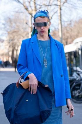 PFW - Christopher Esber Street Style People attending the Christopher Esber show as part of Paris Fashion Week at the Palais de Tokyo on March 06, 2025 in Paris, France. Photo by Gaelle Abrard ABACAPRESS.COM Paris France  Copyright: xAbrardxGaelle ABACAx