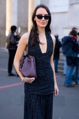 PFW - Christopher Esber Street Style People attending the Christopher Esber show as part of Paris Fashion Week at the Palais de Tokyo on March 06, 2025 in Paris, France. Photo by Gaelle Abrard ABACAPRESS.COM Paris France  Copyright: xAbrardxGaelle ABACAx