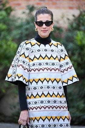 PFW Leonard Paris Front Row Ines de Cominges attending the Leonard Paris Womenswear Fall Winter 2025-2026 show as part of Paris Fashion Week at L’Observatoire de Paris in Paris, France on March 07, 2025. Photo by Aurore Marechal ABACAPRESS.COM Paris France  Copyright: xMarechalxAurore ABACAx