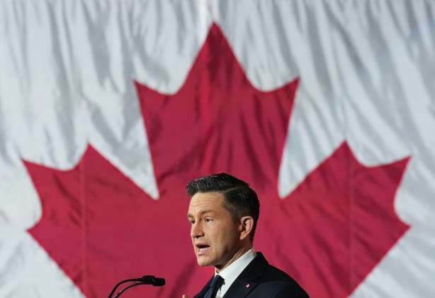 March 7, 2025, Toronto, On, CANADA: Conservative Leader Pierre Poilievre speaks during a press conference in Toronto on Friday, March 7, 2025. Toronto CANADA  - ZUMAc35_ 20250307_zaf_c35_004 Copyright: xNathanxDenettex