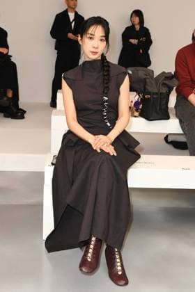 PFW Issey Miyake Front Row Chung Ah Lee attending the Issey Miyake Womenswear Fall Winter 2025-2026 show as part of Paris Fashion Week at L’Observatoire de Paris in Paris, France on March 07, 2025. Photo by Aurore Marechal ABACAPRESS.COM Paris France  Copyright: xMarechalxAurore ABACAx