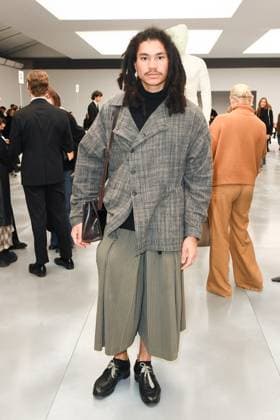 PFW Issey Miyake Front Row Oscar Vermande attending the Issey Miyake Womenswear Fall Winter 2025-2026 show as part of Paris Fashion Week at L’Observatoire de Paris in Paris, France on March 07, 2025. Photo by Aurore Marechal ABACAPRESS.COM Paris France  Copyright: xMarechalxAurore ABACAx