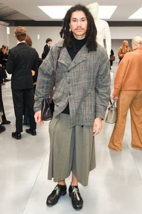 PFW Issey Miyake Front Row Oscar Vermande attending the Issey Miyake Womenswear Fall Winter 2025-2026 show as part of Paris Fashion Week at L’Observatoire de Paris in Paris, France on March 07, 2025. Photo by Aurore Marechal ABACAPRESS.COM Paris France  Copyright: xMarechalxAurore ABACAx
