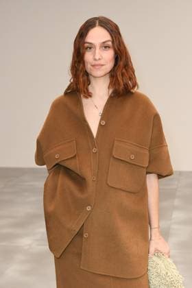PFW Issey Miyake Front Row Erika Boldrin attending the Issey Miyake Womenswear Fall Winter 2025-2026 show as part of Paris Fashion Week at L’Observatoire de Paris in Paris, France on March 07, 2025. Photo by Aurore Marechal ABACAPRESS.COM Paris France  Copyright: xMarechalxAurore ABACAx