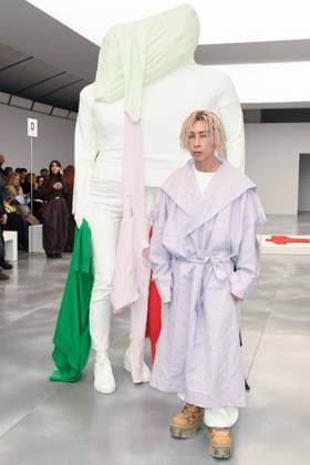 PFW Issey Miyake Front Row Mayao Ma attending the Issey Miyake Womenswear Fall Winter 2025-2026 show as part of Paris Fashion Week at L’Observatoire de Paris in Paris, France on March 07, 2025. Photo by Aurore Marechal ABACAPRESS.COM Paris France  Copyright: xMarechalxAurore ABACAx