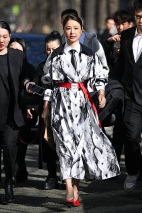 PFW Givenchy Arrivals Ruby Lin attending the Givenchy Womenswear Fall Winter 2025-2026 show as part of Paris Fashion Week in Paris, France on March 07, 2025. Photo by Aurore Marechal ABACAPRESS.COM Paris France  Copyright: xMarechalxAurore ABACAx