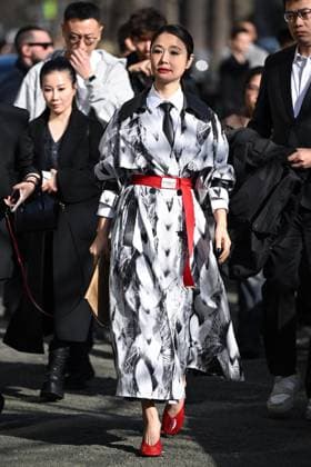 PFW Givenchy Arrivals Ruby Lin attending the Givenchy Womenswear Fall Winter 2025-2026 show as part of Paris Fashion Week in Paris, France on March 07, 2025. Photo by Aurore Marechal ABACAPRESS.COM Paris France  Copyright: xMarechalxAurore ABACAx