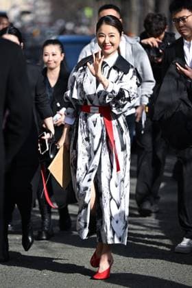 PFW Givenchy Arrivals Ruby Lin attending the Givenchy Womenswear Fall Winter 2025-2026 show as part of Paris Fashion Week in Paris, France on March 07, 2025. Photo by Aurore Marechal ABACAPRESS.COM Paris France  Copyright: xMarechalxAurore ABACAx