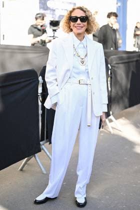 PFW Givenchy Arrivals Marisa Berenson attending the Givenchy Womenswear Fall Winter 2025-2026 show as part of Paris Fashion Week in Paris, France on March 07, 2025. Photo by Aurore Marechal ABACAPRESS.COM Paris France  Copyright: xMarechalxAurore ABACAx