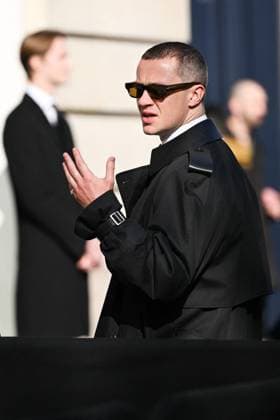 PFW Givenchy Arrivals Joseph Quinn attending the Givenchy Womenswear Fall Winter 2025-2026 show as part of Paris Fashion Week in Paris, France on March 07, 2025. Photo by Aurore Marechal ABACAPRESS.COM Paris France  Copyright: xMarechalxAurore ABACAx