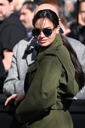 PFW Givenchy Arrivals Souheila Yacoub attending the Givenchy Womenswear Fall Winter 2025-2026 show as part of Paris Fashion Week in Paris, France on March 07, 2025. Photo by Aurore Marechal ABACAPRESS.COM Paris France  Copyright: xMarechalxAurore ABACAx