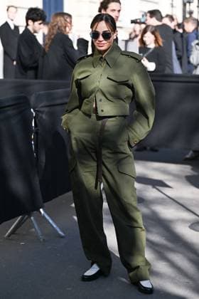 PFW Givenchy Arrivals Souheila Yacoub attending the Givenchy Womenswear Fall Winter 2025-2026 show as part of Paris Fashion Week in Paris, France on March 07, 2025. Photo by Aurore Marechal ABACAPRESS.COM Paris France  Copyright: xMarechalxAurore ABACAx