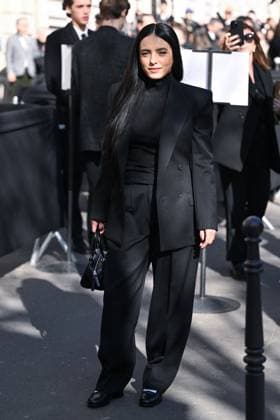 PFW Givenchy Arrivals Hafsia Herzi attending the Givenchy Womenswear Fall Winter 2025-2026 show as part of Paris Fashion Week in Paris, France on March 07, 2025. Photo by Aurore Marechal ABACAPRESS.COM Paris France  Copyright: xMarechalxAurore ABACAx