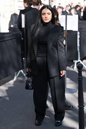 PFW Givenchy Arrivals Hafsia Herzi attending the Givenchy Womenswear Fall Winter 2025-2026 show as part of Paris Fashion Week in Paris, France on March 07, 2025. Photo by Aurore Marechal ABACAPRESS.COM Paris France  Copyright: xMarechalxAurore ABACAx