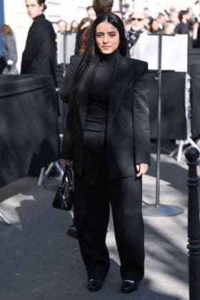 PFW Givenchy Arrivals Hafsia Herzi attending the Givenchy Womenswear Fall Winter 2025-2026 show as part of Paris Fashion Week in Paris, France on March 07, 2025. Photo by Aurore Marechal ABACAPRESS.COM Paris France  Copyright: xMarechalxAurore ABACAx