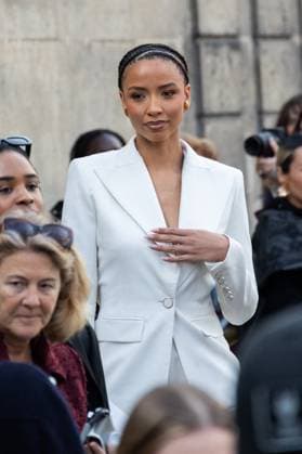 PFW - Nina Ricci PAP - Arrivals NB Flora Coquerel attends Nina Ricci Womenswear Fall Winter 2025-2026 show as part of Paris Fashion Week on March 07, 2025 in Paris, France. Photo by Nasser Berzane ABACAPRESS.COM Paris France  Copyright: xBerzanexNasser ABACAx