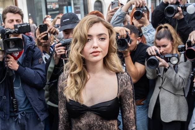 PFW - Nina Ricci PAP - Arrivals NB Peyton Roi List attends Nina Ricci Womenswear Fall Winter 2025-2026 show as part of Paris Fashion Week on March 07, 2025 in Paris, France. Photo by Nasser Berzane ABACAPRESS.COM Paris France  Copyright: xBerzanexNasser ABACAx