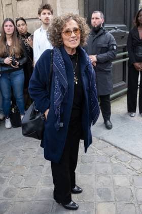 PFW - Nina Ricci PAP - Arrivals NB Mireille Dumas attends Nina Ricci Womenswear Fall Winter 2025-2026 show as part of Paris Fashion Week on March 07, 2025 in Paris, France. Photo by Nasser Berzane ABACAPRESS.COM Paris France  Copyright: xBerzanexNasser ABACAx