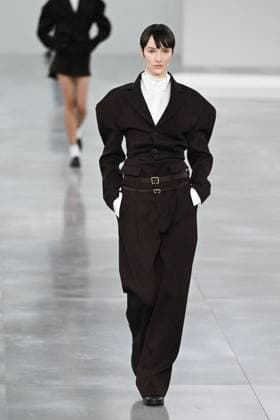 PFW Issey Miyake Runway A model walks the runway during the Issey Miyake Womenswear Fall Winter 2025-2026 show as part of Paris Fashion Week in Paris, France on March 07, 2025. Photo by Aurore Marechal ABACAPRESS.COM Paris France  Copyright: xMarechalxAurore ABACAx