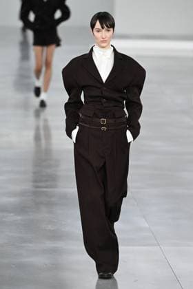 PFW Issey Miyake Runway A model walks the runway during the Issey Miyake Womenswear Fall Winter 2025-2026 show as part of Paris Fashion Week in Paris, France on March 07, 2025. Photo by Aurore Marechal ABACAPRESS.COM Paris France  Copyright: xMarechalxAurore ABACAx