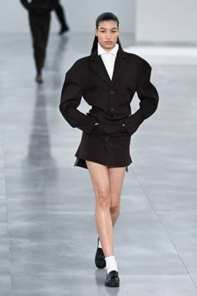 PFW Issey Miyake Runway A model walks the runway during the Issey Miyake Womenswear Fall Winter 2025-2026 show as part of Paris Fashion Week in Paris, France on March 07, 2025. Photo by Aurore Marechal ABACAPRESS.COM Paris France  Copyright: xMarechalxAurore ABACAx