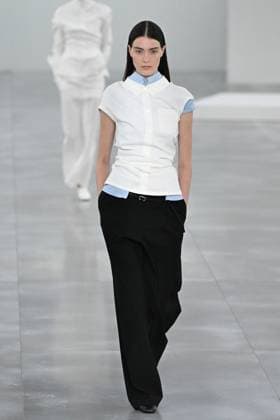 PFW Issey Miyake Runway A model walks the runway during the Issey Miyake Womenswear Fall Winter 2025-2026 show as part of Paris Fashion Week in Paris, France on March 07, 2025. Photo by Aurore Marechal ABACAPRESS.COM Paris France  Copyright: xMarechalxAurore ABACAx