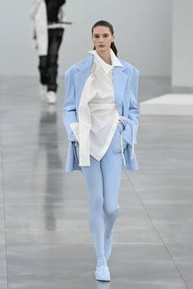 PFW Issey Miyake Runway A model walks the runway during the Issey Miyake Womenswear Fall Winter 2025-2026 show as part of Paris Fashion Week in Paris, France on March 07, 2025. Photo by Aurore Marechal ABACAPRESS.COM Paris France  Copyright: xMarechalxAurore ABACAx
