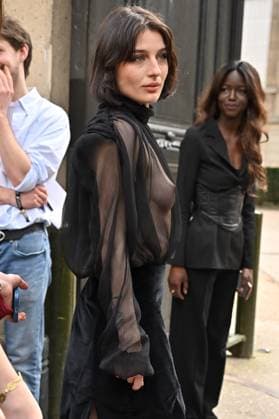 PFW Nina Ricci Outside Arrivals Alice Pagani arriving at Nina Ricci show during Paris Fashion Week in Paris, France on March 7, 2025. Photo by Julien Reynaud APS-Medias ABACAPRESS.COM Paris France  Copyright: xReynaudxJulien APS-Medias ABACAx
