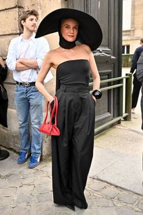 PFW Nina Ricci Outside Arrivals Diane Kruger arriving at Nina Ricci show during Paris Fashion Week in Paris, France on March 7, 2025. Photo by Julien Reynaud APS-Medias ABACAPRESS.COM Paris France  Copyright: xReynaudxJulien APS-Medias ABACAx
