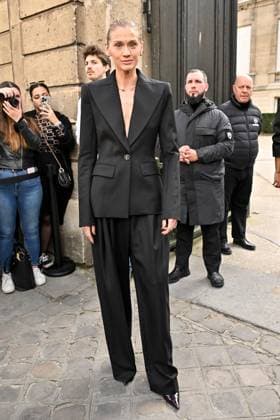PFW Nina Ricci Outside Arrivals Guest arriving at Nina Ricci show during Paris Fashion Week in Paris, France on March 7, 2025. Photo by Julien Reynaud APS-Medias ABACAPRESS.COM Paris France  Copyright: xReynaudxJulien APS-Medias ABACAx