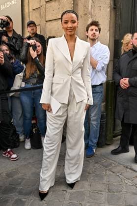 PFW Nina Ricci Outside Arrivals Flora Coquerel arriving at Nina Ricci show during Paris Fashion Week in Paris, France on March 7, 2025. Photo by Julien Reynaud APS-Medias ABACAPRESS.COM Paris France  Copyright: xReynaudxJulien APS-Medias ABACAx