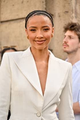 PFW Nina Ricci Outside Arrivals Flora Coquerel arriving at Nina Ricci show during Paris Fashion Week in Paris, France on March 7, 2025. Photo by Julien Reynaud APS-Medias ABACAPRESS.COM Paris France  Copyright: xReynaudxJulien APS-Medias ABACAx