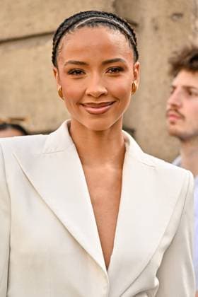 PFW Nina Ricci Outside Arrivals Flora Coquerel arriving at Nina Ricci show during Paris Fashion Week in Paris, France on March 7, 2025. Photo by Julien Reynaud APS-Medias ABACAPRESS.COM Paris France  Copyright: xReynaudxJulien APS-Medias ABACAx