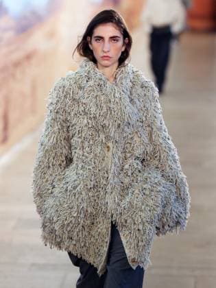 PFW - Time Runway A model walks the runway during the Time Womenswear Fall Winter 2025-2026 show as part of Paris Fashion, on March 6, 2025 in Paris, France. Photo by Alain-Gil Gonzalez ABACAPRESS.COM Paris France  Copyright: xGonzalezxAlain-Gil ABACAx
