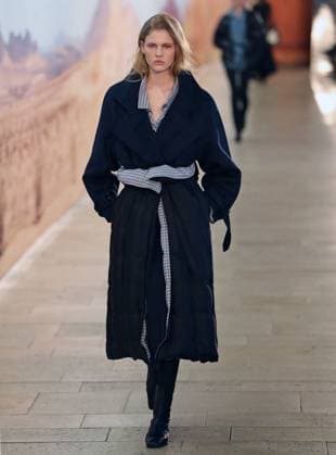 PFW - Time Runway A model walks the runway during the Time Womenswear Fall Winter 2025-2026 show as part of Paris Fashion, on March 6, 2025 in Paris, France. Photo by Alain-Gil Gonzalez ABACAPRESS.COM Paris France  Copyright: xGonzalezxAlain-Gil ABACAx