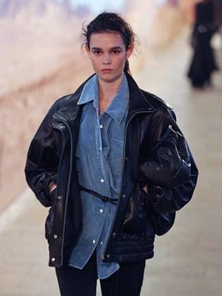 PFW - Time Runway A model walks the runway during the Time Womenswear Fall Winter 2025-2026 show as part of Paris Fashion, on March 6, 2025 in Paris, France. Photo by Alain-Gil Gonzalez ABACAPRESS.COM Paris France  Copyright: xGonzalezxAlain-Gil ABACAx