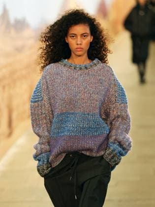PFW - Time Runway A model walks the runway during the Time Womenswear Fall Winter 2025-2026 show as part of Paris Fashion, on March 6, 2025 in Paris, France. Photo by Alain-Gil Gonzalez ABACAPRESS.COM Paris France  Copyright: xGonzalezxAlain-Gil ABACAx