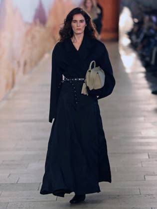 PFW - Time Runway A model walks the runway during the Time Womenswear Fall Winter 2025-2026 show as part of Paris Fashion, on March 6, 2025 in Paris, France. Photo by Alain-Gil Gonzalez ABACAPRESS.COM Paris France  Copyright: xGonzalezxAlain-Gil ABACAx