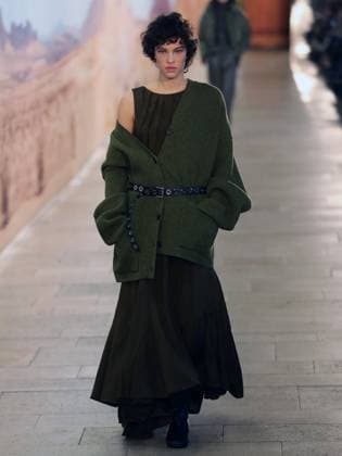 PFW - Time Runway A model walks the runway during the Time Womenswear Fall Winter 2025-2026 show as part of Paris Fashion, on March 6, 2025 in Paris, France. Photo by Alain-Gil Gonzalez ABACAPRESS.COM Paris France  Copyright: xGonzalezxAlain-Gil ABACAx