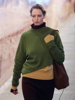 PFW - Time Runway A model walks the runway during the Time Womenswear Fall Winter 2025-2026 show as part of Paris Fashion, on March 6, 2025 in Paris, France. Photo by Alain-Gil Gonzalez ABACAPRESS.COM Paris France  Copyright: xGonzalezxAlain-Gil ABACAx