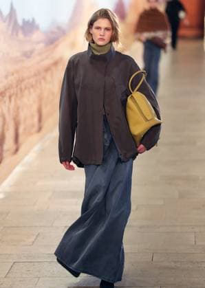 PFW - Time Runway A model walks the runway during the Time Womenswear Fall Winter 2025-2026 show as part of Paris Fashion, on March 6, 2025 in Paris, France. Photo by Alain-Gil Gonzalez ABACAPRESS.COM Paris France  Copyright: xGonzalezxAlain-Gil ABACAx