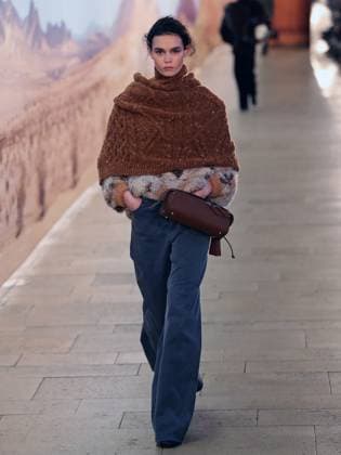PFW - Time Runway A model walks the runway during the Time Womenswear Fall Winter 2025-2026 show as part of Paris Fashion, on March 6, 2025 in Paris, France. Photo by Alain-Gil Gonzalez ABACAPRESS.COM Paris France  Copyright: xGonzalezxAlain-Gil ABACAx