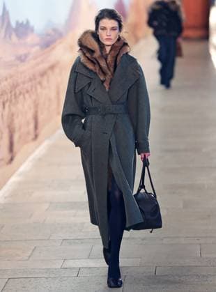 PFW - Time Runway A model walks the runway during the Time Womenswear Fall Winter 2025-2026 show as part of Paris Fashion, on March 6, 2025 in Paris, France. Photo by Alain-Gil Gonzalez ABACAPRESS.COM Paris France  Copyright: xGonzalezxAlain-Gil ABACAx
