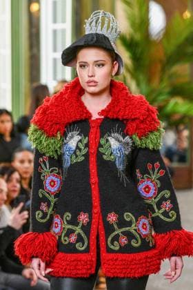 PFW - Serbia Fashion Week Runway A model walks the runway during the Serbia Fashion Week Runway Womenswear Fall Winter 2025-2026 show during the Paris Fashion Week on March 02, 2024 in Paris, France. SERBIA FASHION WEEK Presents Mystic Muses . Serbia Fashion Week will present in France four Serbian designers, who will make their fashion show international debut. George Styler, Suzana Peric, EHO by Evgheni Hudorojcov and Houida Baridi . Photo by Shootpix ABACAPRESS.COM Paris France  Copyright: xShootpix ABACAx