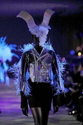 Noir Kei Ninomiya Ready to wear fall winter 2025 26 Paris March 2005 Noir Kei Ninomiya Ready to wear fall winter 2025 26 Paris March 2005, Credit:Zeppelin Avalon  Copyright: xZeppelinx xAvalonx 0973751952