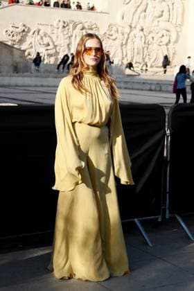 Celebrities at Elie Saabs Fashion Show Ready to Wear Collection Fall Winter 2025 2026 during Paris Fashion Week PFW Valentina Ferragni at Elie Saabs Fashion Show Ready to Wear Collection Fall Winter 2025 2026 during Paris Fashion Week PFW, on March 7th, 2025 Christophe Clovis Bestimage Celebrities at Elie Saabs Fashion Show Ready to Wear Collection Fall Winter 2025 2026 during Paris Fashion Week, on March 7th, 2025 Paris France  Copyright: xChristophexClovisx xBestimagexChristophexClovisx xBestimagex