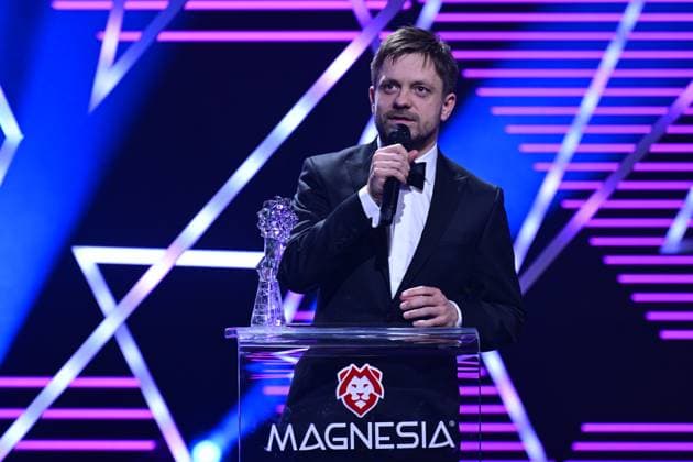 Bilder des Jahres 2025, Entertainment 03 März Czech Lion annual film awards of Czech Film and Television Academy (CFTA) ceremony was held in Prague, Czech Republic, on March 8, 2025. The award for best screenplay went to Jiri Madl, film Vlny (Waves). (CTKxPhoto VitxSimanek) CTKPhotoP2025030807158  CTKPhotoP2025030807158
