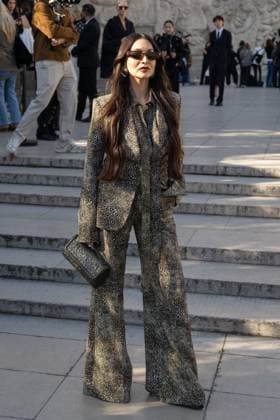 PFW - Elie Saab PAP - Arrivals NB Zara Martin attends Elie Saab Womenswear Fall Winter 2025-2026 show as part of Paris Fashion Week on March 08, 2025 in Paris, France. Photo by Nasser Berzane ABACAPRESS.COM Paris France  Copyright: xBerzanexNasser ABACAx