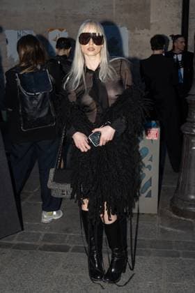 PFW - Ann Demeulemeester PAP - Arrivals NB Lara Violetta attends Ann Demeulemeester Womenswear Fall Winter 2025-2026 show as part of Paris Fashion Week on March 08, 2025 in Paris, France. Photo by Nasser Berzane ABACAPRESS.COM Paris France  Copyright: xBerzanexNasser ABACAx